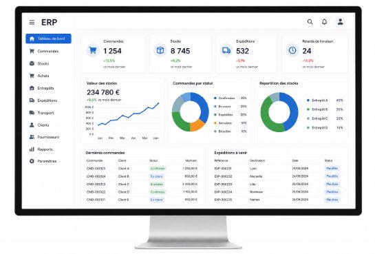 Logiciel ERP logistique